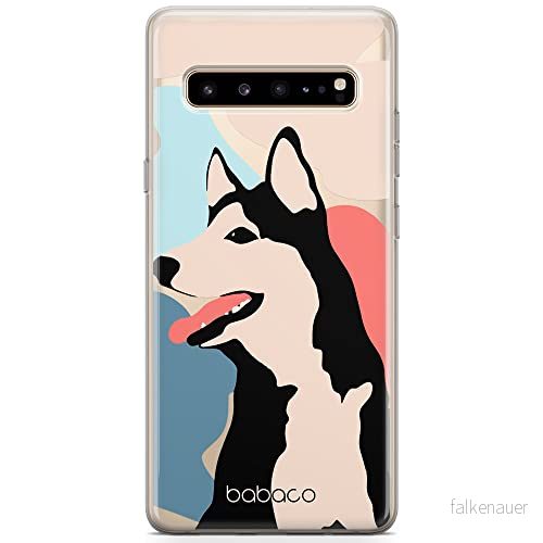 ERT GROUP mobiltelefonfodral för Samsung S10 5G originalt och officiellt licensierat Babaco mönster Dogs 001 Vit optimalt anpassad till formen på mobiltelefonen, gedeeltelijk transparant 5905131008879