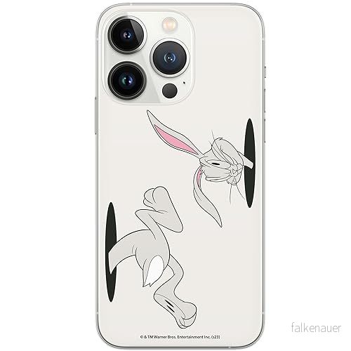 ERT GROUP mobiltelefonfodral för Iphone 13 PRO originalt och officiellt licensierat Looney Tunes mönster Bugs 016 optimalt anpassad till formen på mobiltelefonen, fodral tillverkad av TPU plast 5905795079727
