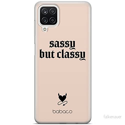 ERT GROUP mobiltelefonfodral för Samsung A12 / M12 originalt och officiellt licensierat Babaco mönster Sassy but classy 001 anpassad till formen på mobiltelefonen, fodral tillverkad av TPU plast 5903932883930