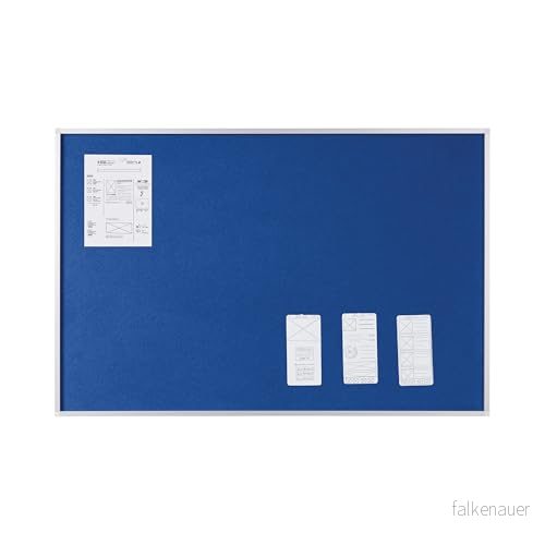 Bi Office Ny generation, anslagstavla med aluminiumram, 60 x 45 cm, blå 5603750353805