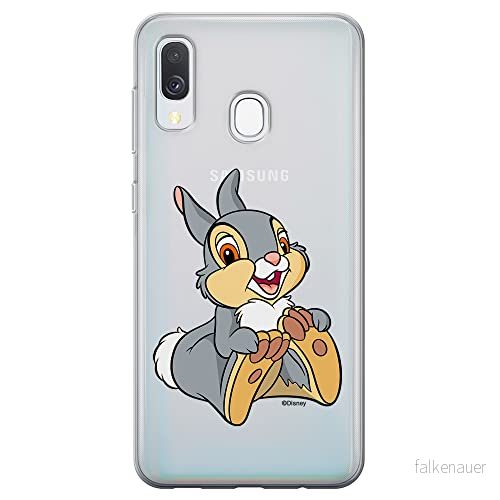 ERT GROUP mobiltelefonfodral för Samsung A40 originalt och officiellt licensierat Disney mönster Thumper 002 optimalt anpassad till formen på mobiltelefonen, gedeeltelijk transparant 5905131154828