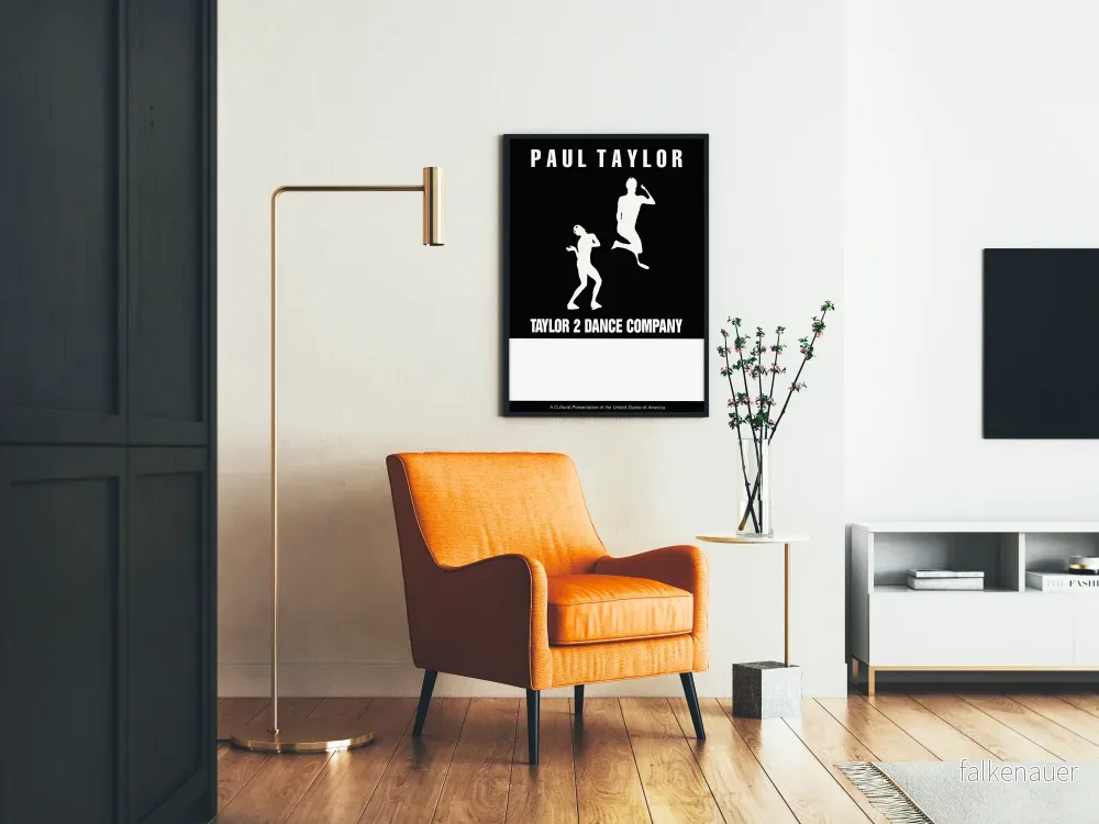 Minimalistisk poster Paul Taylor Taylor 2 Dance Company - Bild 2