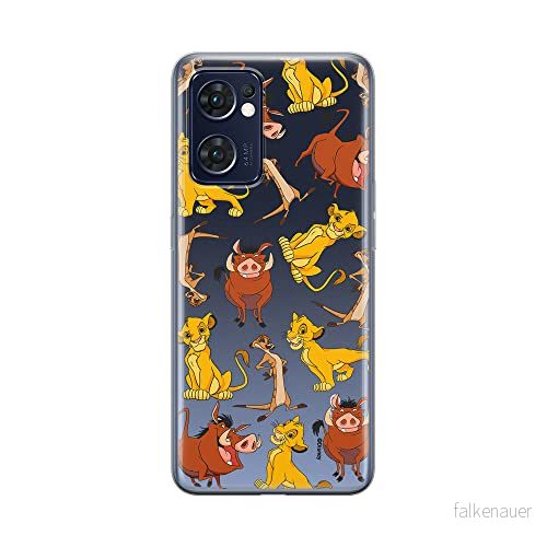 ERT GROUP mobiltelefonfodral för Oppo RENO 7 5G originalt och officiellt licensierat Disney mönster Simba & Friends 010 optimalt anpassad till formen på mobiltelefonen, gedeeltelijk transparant 5905511317126