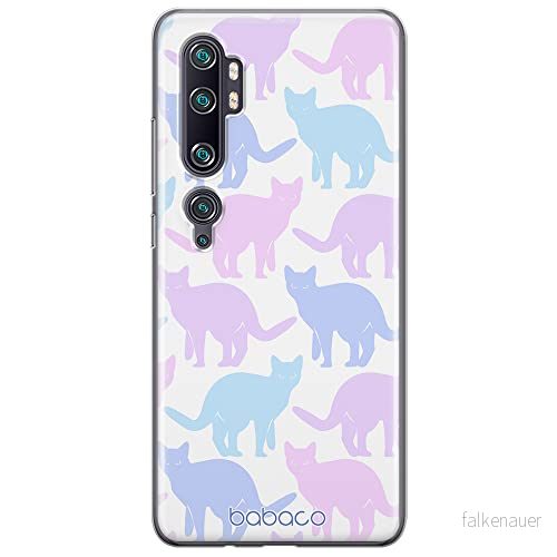 ERT GROUP mobiltelefonfodral för Xiaomi MI NOTE 10 / PRO originalt och officiellt licensierat Babaco mönster Cats 011 anpassad till formen på mobiltelefonen, fodral tillverkad av TPU plast 5905131054357