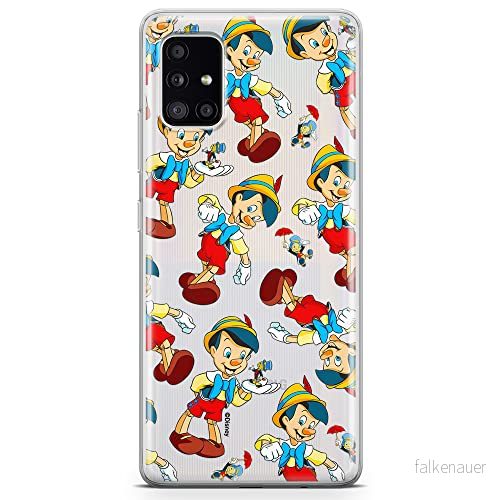 ERT GROUP mobiltelefonfodral för Samsung A51 5G originalt och officiellt licensierat Disney mönster Pinocchio 002 optimalt anpassad till formen på mobiltelefonen, gedeeltelijk transparant 5905131813497