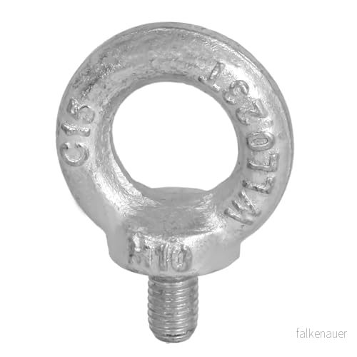 Amig - Hanöglebult Modell 30171 Storlek M8 Maxlast 140 kg Stål Förzinkad yta Ej lämplig för lyftarbete 8413023248885