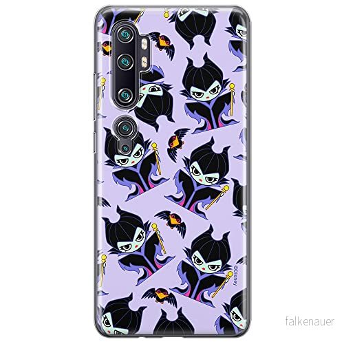 ERT GROUP mobiltelefonfodral för Xiaomi MI NOTE 10 / PRO originalt och officiellt licensierat Disney mönster Maleficent 004, fodral tillverkad av TPU plast 5905131487155