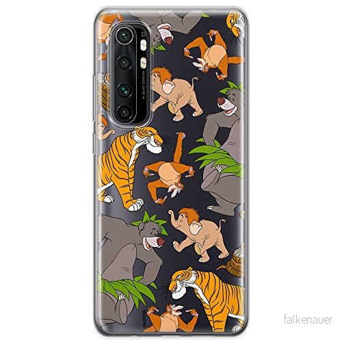 ERT GROUP mobiltelefonfodral för Xiaomi MI NOTE 10 Lite originalt och officiellt licensierat Disney mönster Jungle Book 003 optimalt anpassad till formen på mobiltelefonen, gedeeltelijk transparant 5905131782786