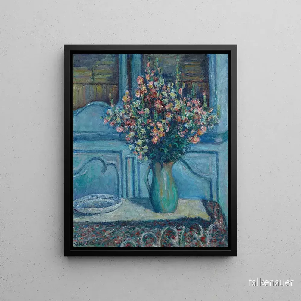 Målning Les mufliers à l'intérieur de Giverny - Blanche Hoschedé - Monet | Konsttryck
