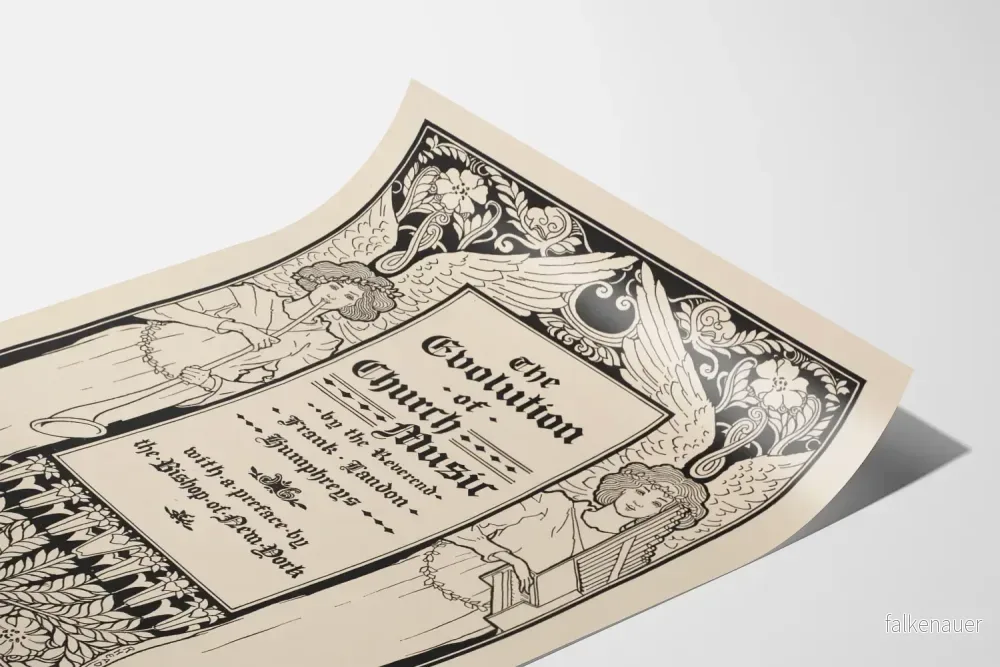 Vintageposter L’évolution de la musique d’église - Bild 3