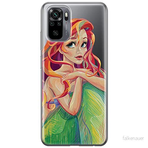 ERT GROUP mobiltelefonfodral för Xiaomi REDMI NOTE 10/ 10S originalt och officiellt licensierat Disney mönster Ariel 004 optimalt anpassad till formen på mobiltelefonen, gedeeltelijk transparant 5903537190846