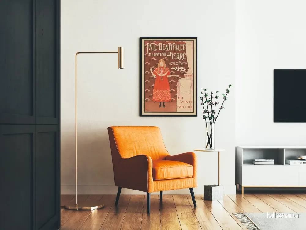 Vintageposter av Tandkrämspastan av Dr. Pierre - Bild 2