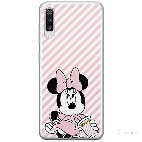 ERT GROUP mobiltelefonfodral för Samsung A70 originalt och officiellt licensierat Disney mönster Minnie 017 optimalt anpassad till formen på mobiltelefonen, fodral tillverkad av TPU plast 5902980410983