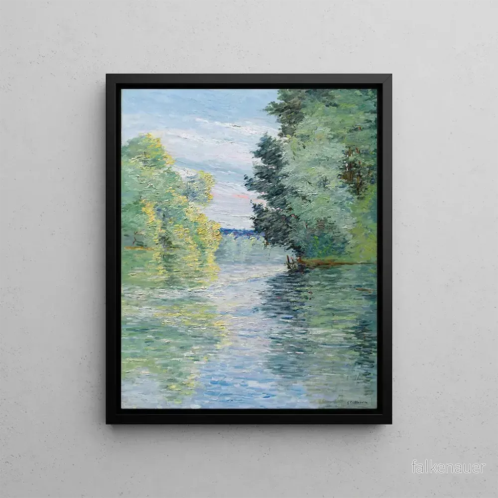 Målning Le Petit bras de la Seine à Argenteuil – Gustave Caillebotte | Konsttryck Målning Le Petit bras de la Seine à Argenteuil – Gustave Caillebotte | Konsttryck