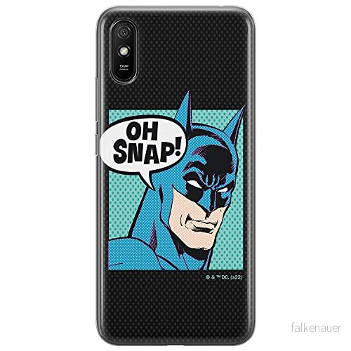 ERT GROUP mobiltelefonfodral för Xiaomi REDMI 9A originalt och officiellt licensierat DC mönster Batman 038 optimalt anpassad till formen på mobiltelefonen, fodral tillverkad av TPU plast 5905131548917