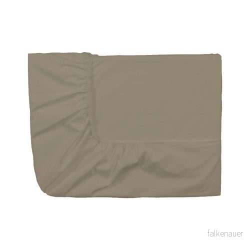 Essix Royal Line dra på lakan, perkal bomull, taupe, 90 x 200 cm 3359100173723