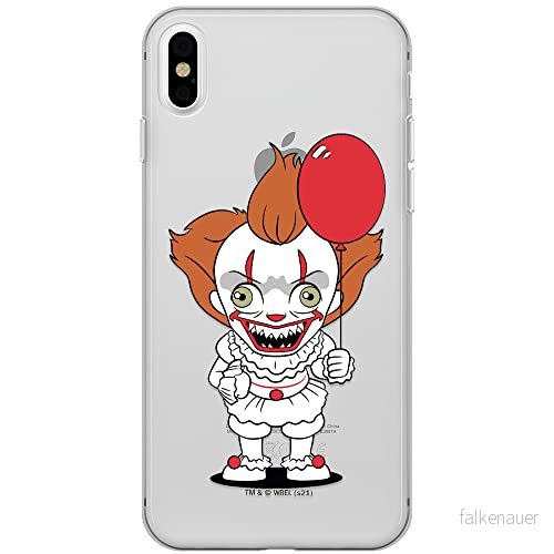 ERT GROUP mobiltelefonfodral för Iphone XS Max originalt och officiellt licensierat Horror mönster It 006 optimalt anpassad till formen på mobiltelefonen, gedeeltelijk transparant 5905131956958