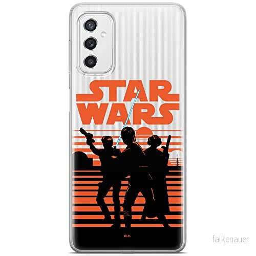 ERT GROUP mobiltelefonfodral för Samsung M52 5G originalt och officiellt licensierat Star Wars mönster 026 optimalt anpassad till formen på mobiltelefonen, gedeeltelijk transparant 5904805491658