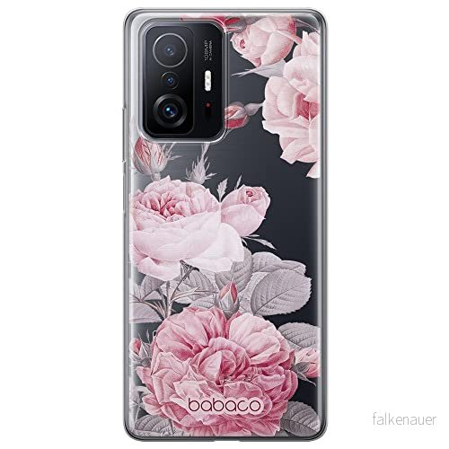 ERT GROUP mobiltelefonfodral för Xiaomi 11T 5G / PRO originalt och officiellt licensierat Babaco mönster Flowers 050 optimalt anpassad till formen på mobiltelefonen, gedeeltelijk transparant 5905131348586