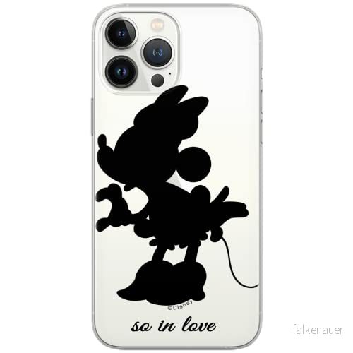 ERT GROUP mobiltelefonfodral för Huawei P30 originalt och officiellt licensierat Disney mönster Minnie 002 Vit optimalt anpassad till formen på mobiltelefonen, gedeeltelijk transparant 5903040645093