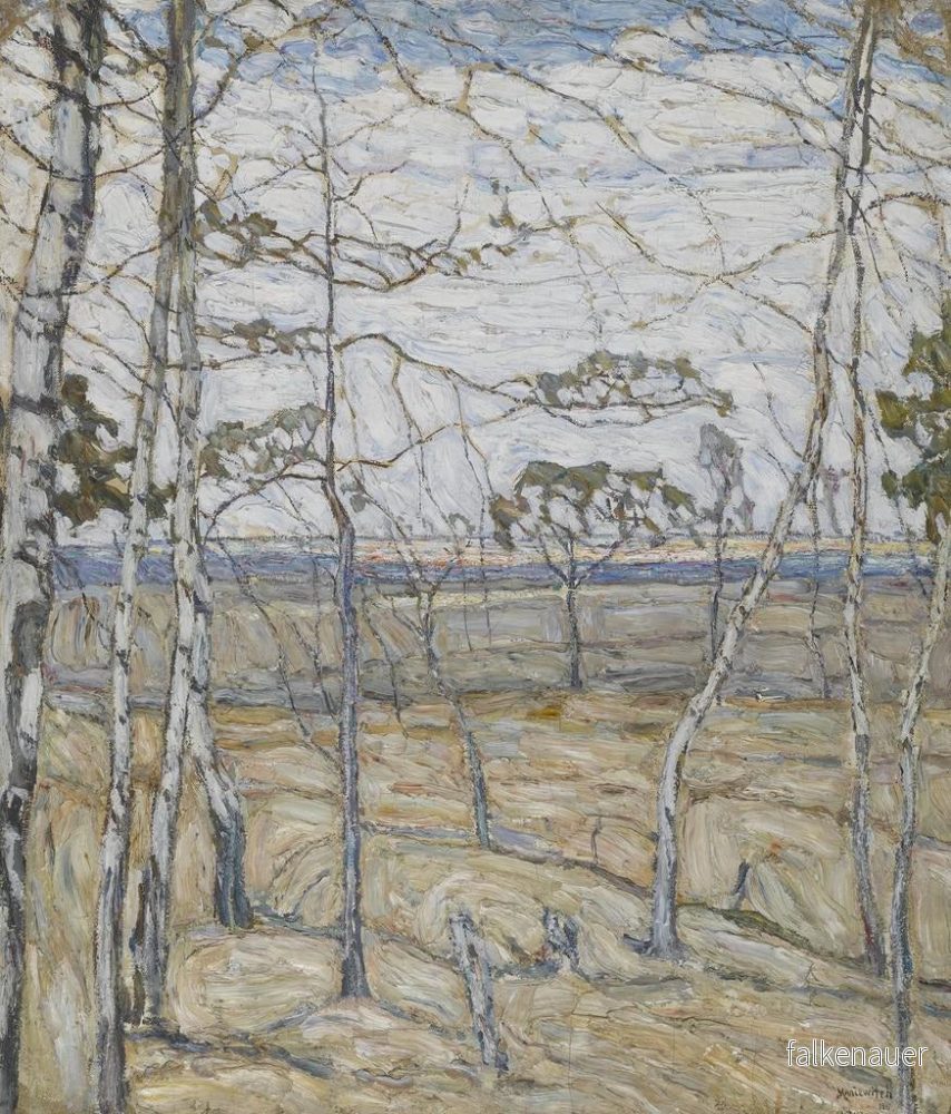 Målning Björkar - Abraham Manievich | Konsttryck - Bild 2