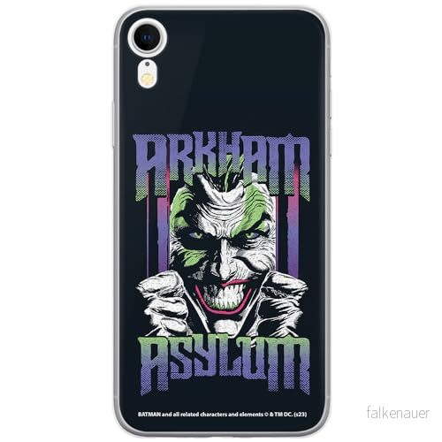ERT GROUP mobiltelefonfodral för Iphone XR originalt och officiellt licensierat DC mönster Joker 028 optimalt anpassad till formen på mobiltelefonen, fodral tillverkad av TPU plast 5905795053192
