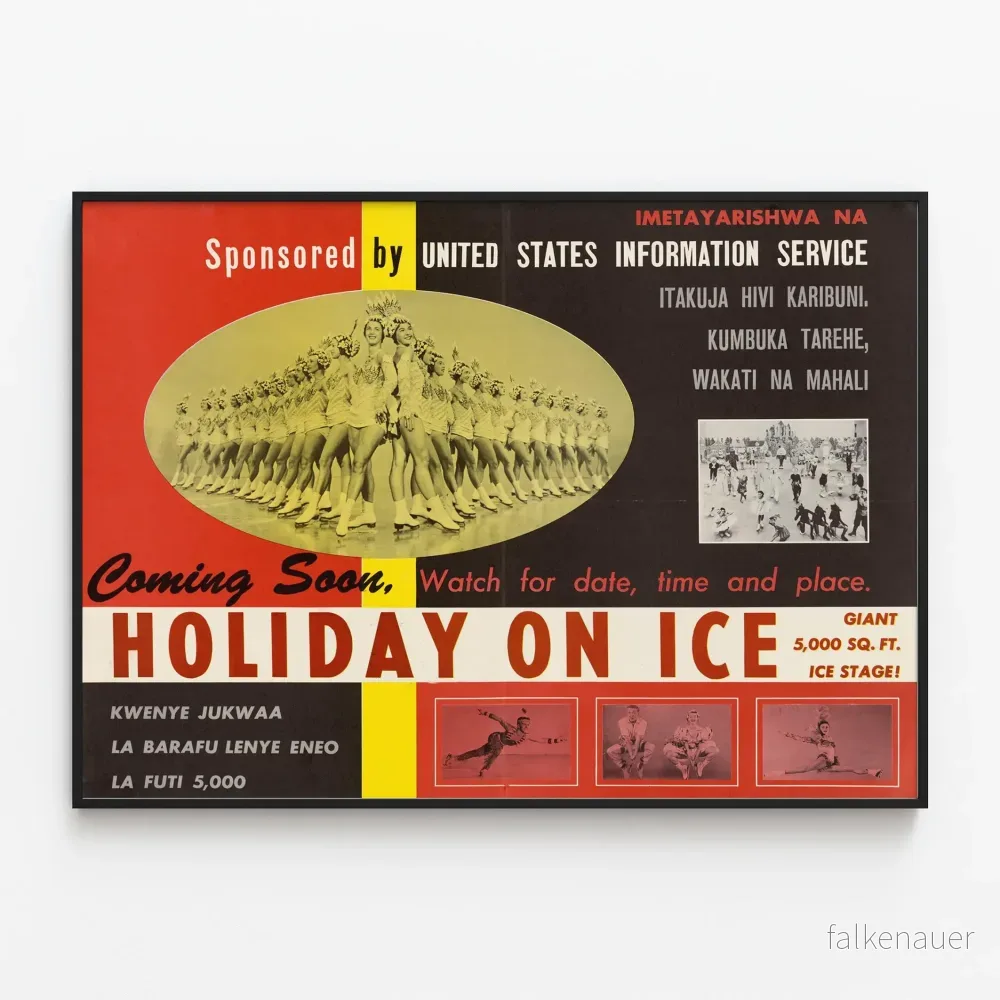 Vintageposter Holiday on Ice - Retro väggdekoration Artem Legrand