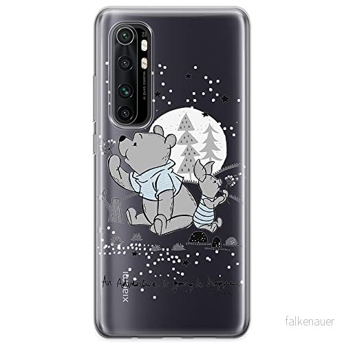ERT GROUP mobiltelefonfodral för Xiaomi MI NOTE 10 Lite originalt och officiellt licensierat Disney mönster Winnie the Pooh and friends 008, gedeeltelijk transparant 5904805586286