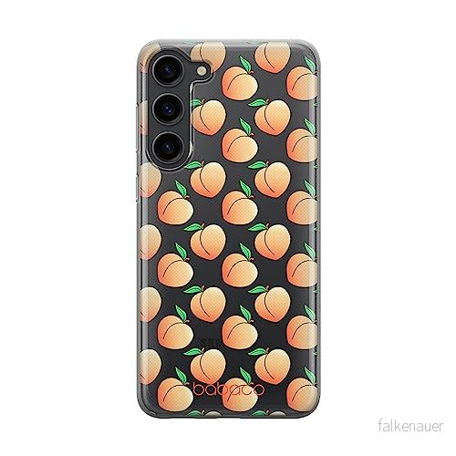 ERT GROUP mobiltelefonfodral för Samsung S23 PLUS originalt och officiellt licensierat Babaco mönster Peaches 001 optimalt anpassad till formen på mobiltelefonen, fodral tillverkad av TPU plast 5905511444433