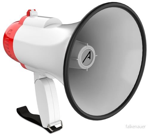 Audibax Denton 10 W ergonomisk handhållen megafone MP3 uppspelning röstinspelning uppladdningsbart batteri sjöjungfrufution 7427254438732