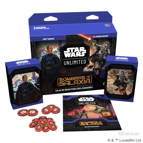 Fantasy Flight Games Star Wars Unlimited: Shadows of the Galaxy Startbox Samlarkortspel Från 12 år för 2 spelare 30 min per match Svenska 841333127077