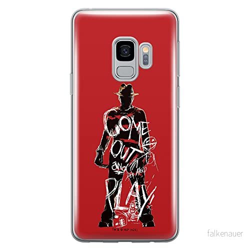 ERT GROUP mobiltelefonfodral för Samsung S9 originalt och officiellt licensierat Horror mönster Nightmare of Elm Street 006 anpassad till formen på mobiltelefonen, fodral tillverkad av TPU plast 5905511083298