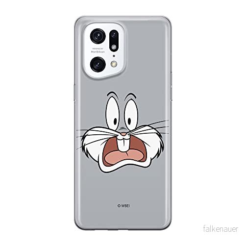 ERT GROUP mobiltelefonfodral för Oppo FIND X5 PRO originalt och officiellt licensierat Looney Tunes mönster Bugs 009 optimalt anpassad till formen på mobiltelefonen, fodral tillverkad av TPU plast 5905511406486