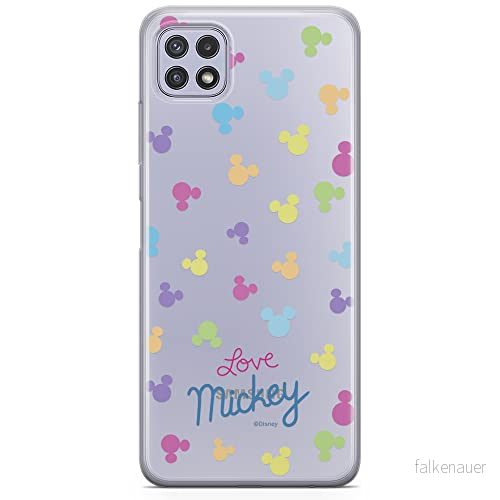 ERT GROUP mobiltelefonfodral för Samsung A22 5G originalt och officiellt licensierat Disney mönster Mickey 017 optimalt anpassad till formen på mobiltelefonen, gedeeltelijk transparant 5903932802702