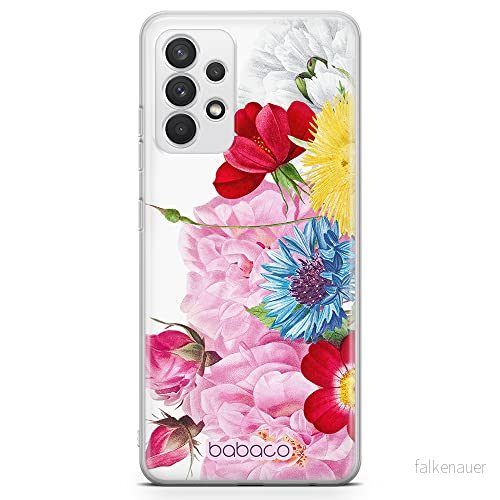 ERT GROUP mobiltelefonfodral för Samsung A32 4G LTE originalt och officiellt licensierat Babaco mönster Flowers 056 optimalt anpassad till formen på mobiltelefonen, fodral tillverkad av TPU plast 5905131359438