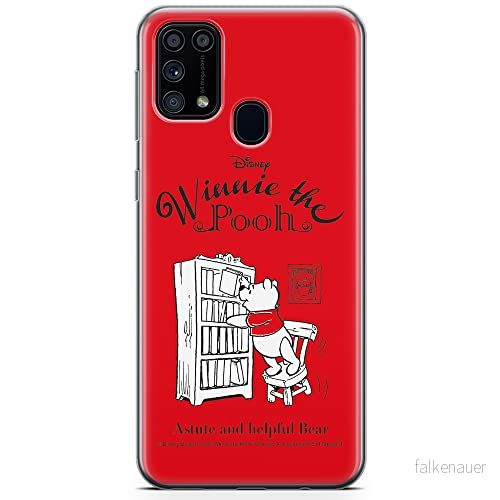 ERT GROUP mobiltelefonfodral för Samsung M31 originalt och officiellt licensierat Disney mönster Winnie the Pooh and friends 018 anpassad till formen på mobiltelefonen, fodral tillverkad av TPU plast 5904805475719