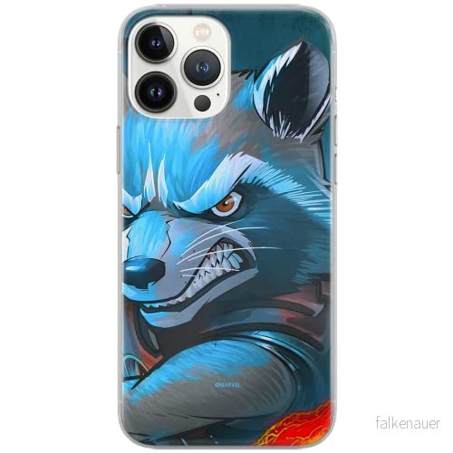 ERT GROUP mobiltelefonfodral för Huawei P30 originalt och officiellt licensierat Marvel mönster Rocket 005 Vit optimalt anpassad till formen på mobiltelefonen, fodral tillverkad av TPU plast 5902980171709