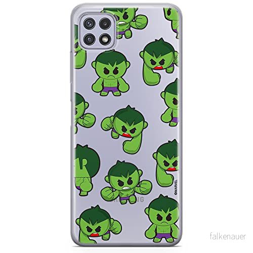 ERT GROUP mobiltelefonfodral för Samsung A22 5G originalt och officiellt licensierat Marvel mönster Hulk 006 optimalt anpassad till formen på mobiltelefonen, gedeeltelijk transparant 5904805239946