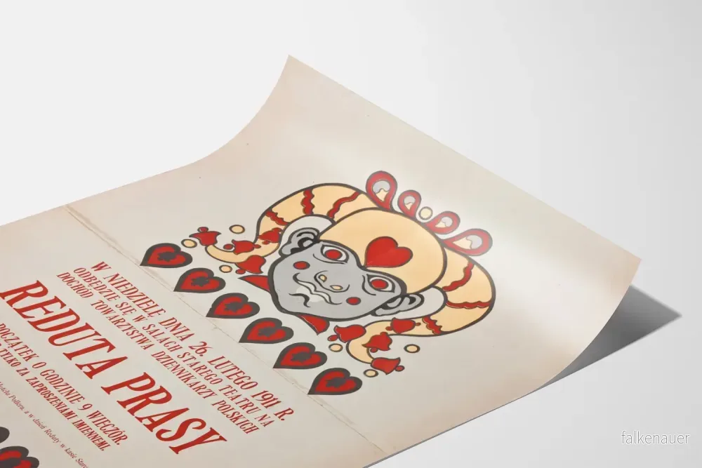 Vintageposter Reduta Prasy dekorativ för teatersalongen - Bild 3