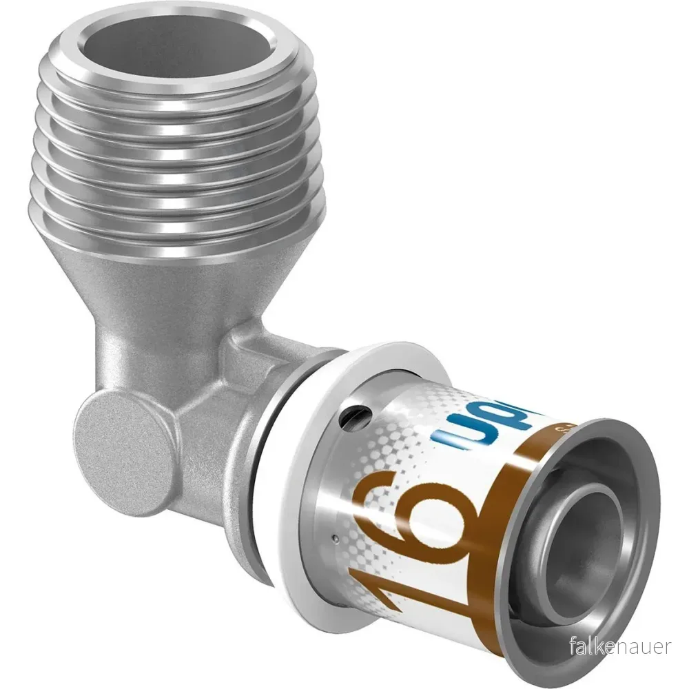 Uponor S-Press Plus Vinkel utvändig gänga 20 x R20 MT 6414905218547