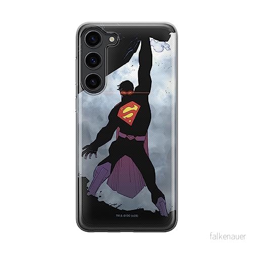ERT GROUP mobiltelefonfodral för Samsung S23 PLUS originalt och officiellt licensierat DC mönster Superman 008 optimalt anpassad till formen på mobiltelefonen, fodral tillverkad av TPU plast 5905511437473