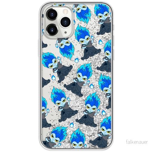 ERT GROUP mobiltelefonfodral för Apple Iphone 11 PRO MAX originalt och officiellt licensierat Disney mönster Hades 002 optimalt anpassad till formen på mobiltelefonen, med glitter overflow effekt 5905131418258
