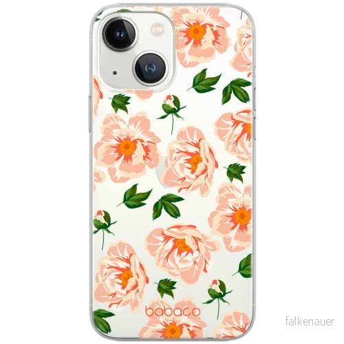 ERT GROUP mobiltelefonfodral för Apple Iphone 13 originalt och officiellt licensierat Babaco mönster Flowers 014 optimalt anpassad till formen på mobiltelefonen, gedeeltelijk transparant 5903932841138