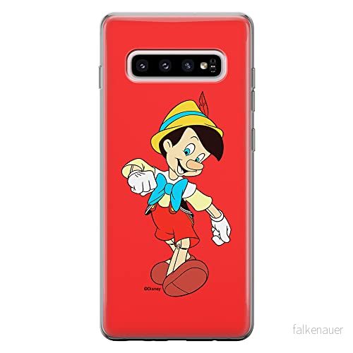 ERT GROUP mobiltelefonfodral för Samsung S10 PLUS originalt och officiellt licensierat Disney mönster Pinocchio 001 optimalt anpassad till formen på mobiltelefonen, fodral tillverkad av TPU plast 5905131137890