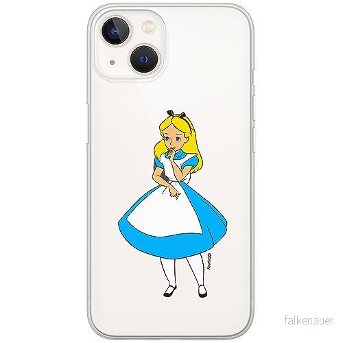ERT GROUP mobiltelefonfodral för Iphone 13 MINI originalt och officiellt licensierat Disney mönster Alice 010 optimalt anpassad till formen på mobiltelefonen, gedeeltelijk transparant 5905131123466