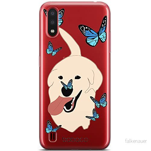 ERT GROUP mobiltelefonfodral för Samsung A01 originalt och officiellt licensierat Babaco mönster Dogs 011 Vit optimalt anpassad till formen på mobiltelefonen, gedeeltelijk transparant 5905131004260