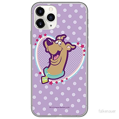 ERT GROUP mobiltelefonfodral för Apple Iphone 11 originalt och officiellt licensierat Scooby Doo mönster 005 Vit optimalt anpassad till formen på mobiltelefonen, fodral tillverkad av TPU plast 5903537041476