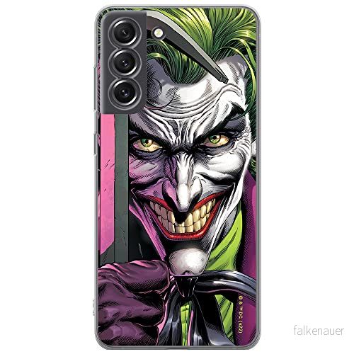 ERT GROUP mobiltelefonfodral för Samsung S21 FE originalt och officiellt licensierat DC mönster Joker 014 optimalt anpassad till formen på mobiltelefonen, fodral tillverkad av TPU plast 5905131562937
