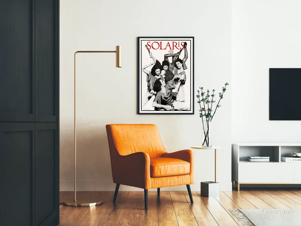 Poster Solaris Dance Theatre Musik vintage i svartvitt - Bild 2