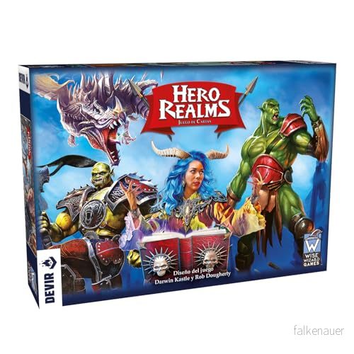DEVIR Hero Realms, kortspel (BGHR), 12 år till 99 år, spanska 8436017225785